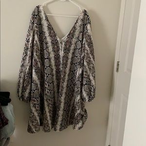 New ASOS snake skin dress.